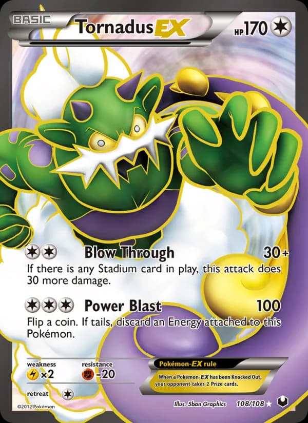Tornadus EX (108 Full Art)