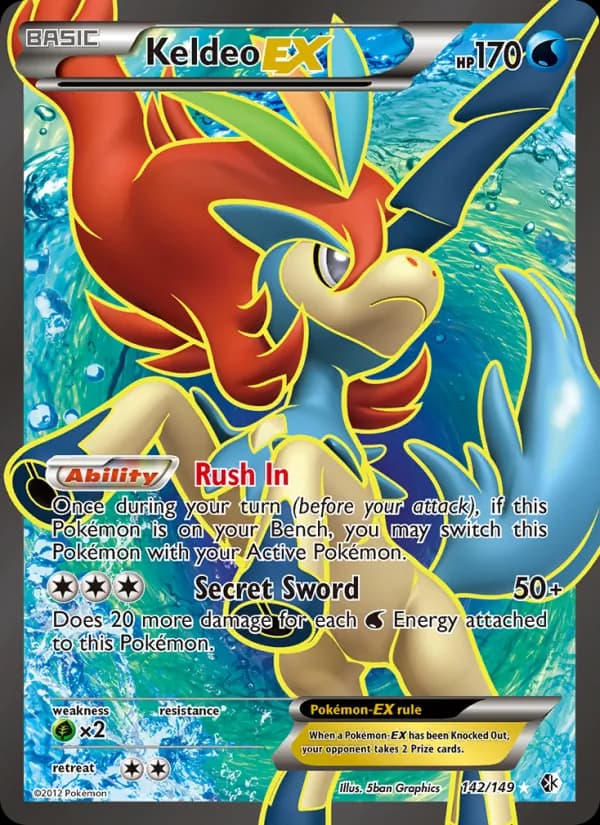 Keldeo EX (142 Full Art)