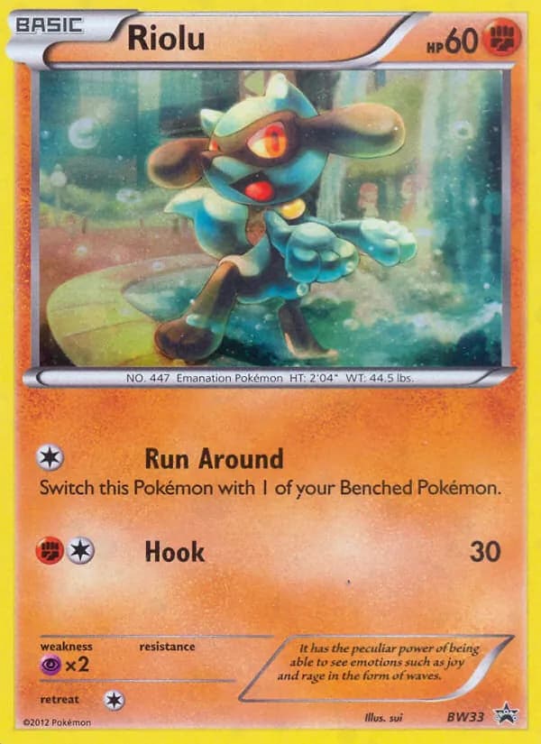 Riolu - BW33 (Cosmos Holo)