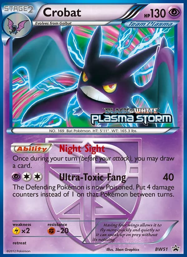 Crobat - BW51 (Team Plasma) (Prerelease) [Staff]
