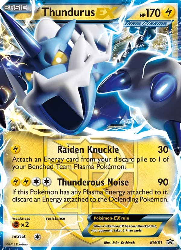 Thundurus EX (Team Plasma) - BW81