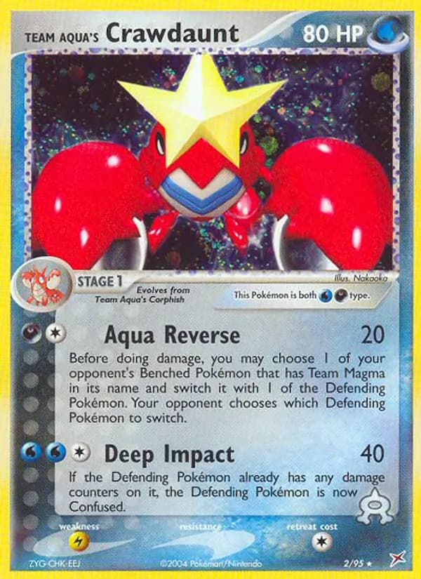 Team Aqua's Crawdaunt - 2/95