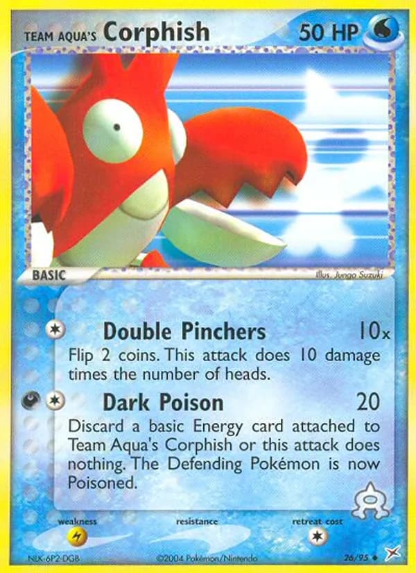 Team Aqua's Corphish - 26/95