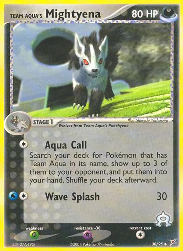 Team Aqua's Mightyena - 30/95
