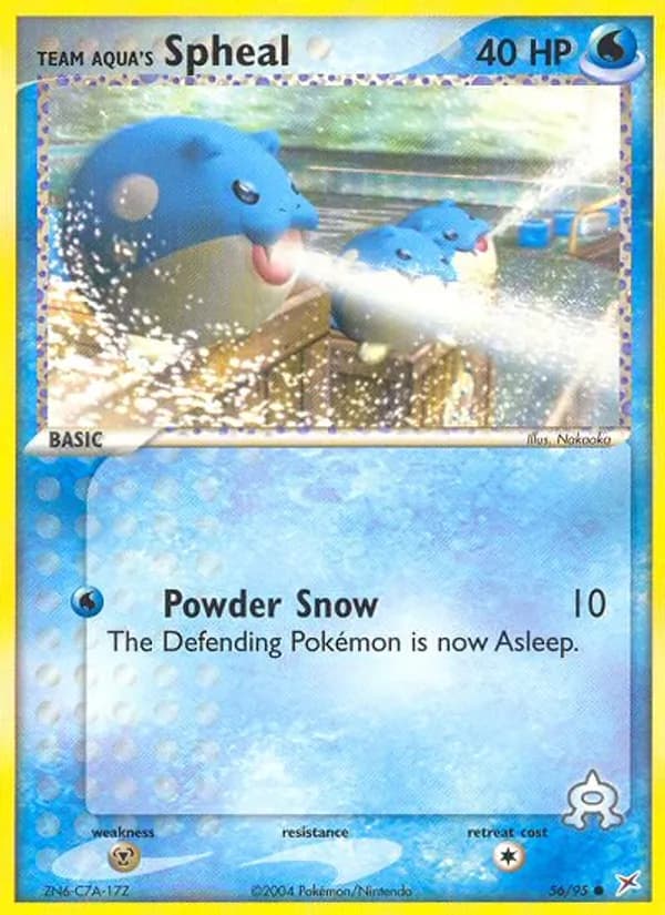 Team Aqua's Spheal - 56/95