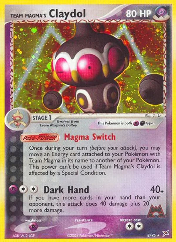 Team Magma's Claydol - 8/95