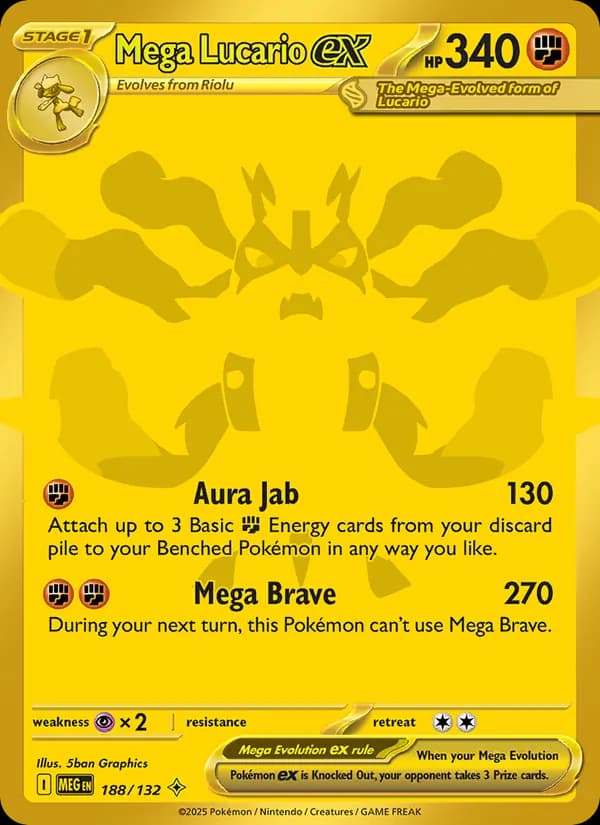 Mega Lucario ex - 188/132