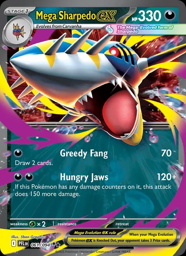 Mega Sharpedo ex - 061/094