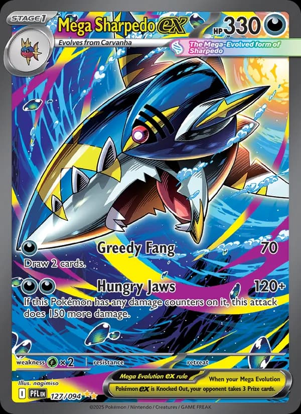 Mega Sharpedo ex #127/094