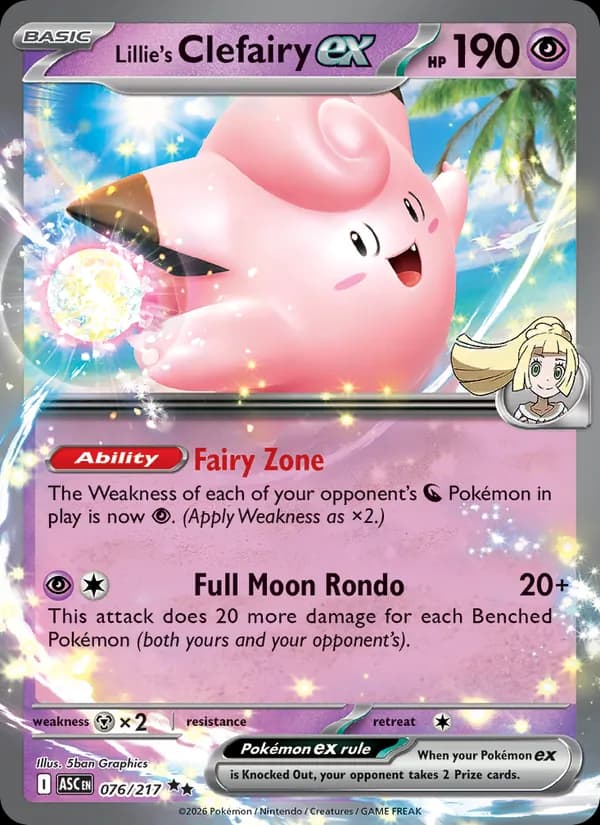 Lillie's Clefairy ex