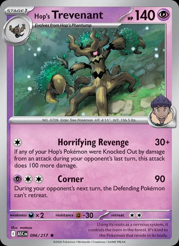 Hop's Trevenant - 096/217