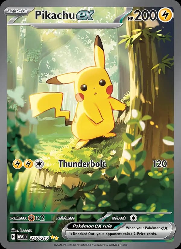 Pikachu ex #276/217