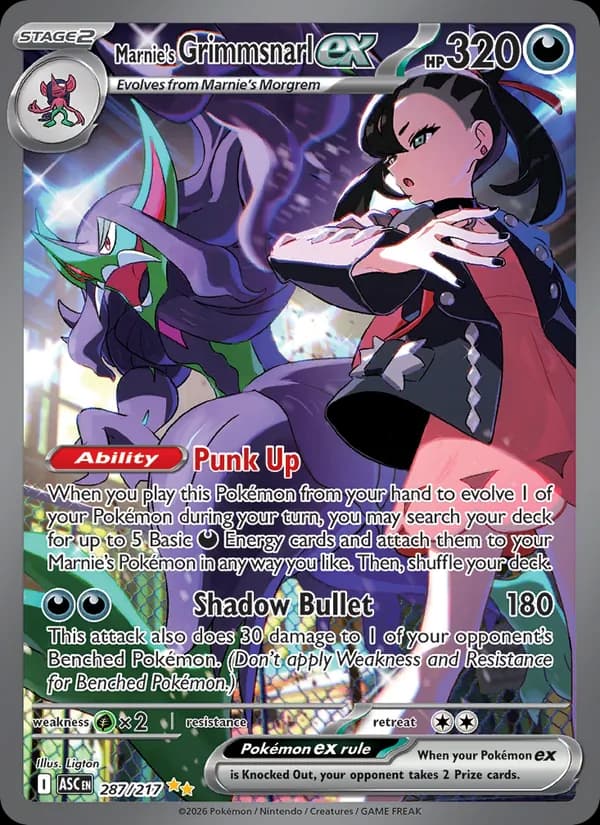 Marnie's Grimmsnarl ex