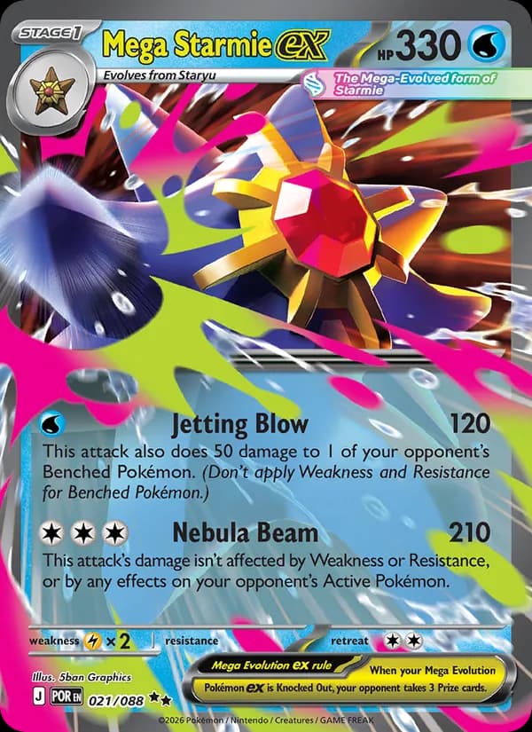 Mega Starmie ex - 021/088