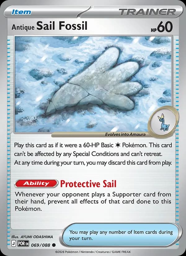 Antique Sail Fossil
