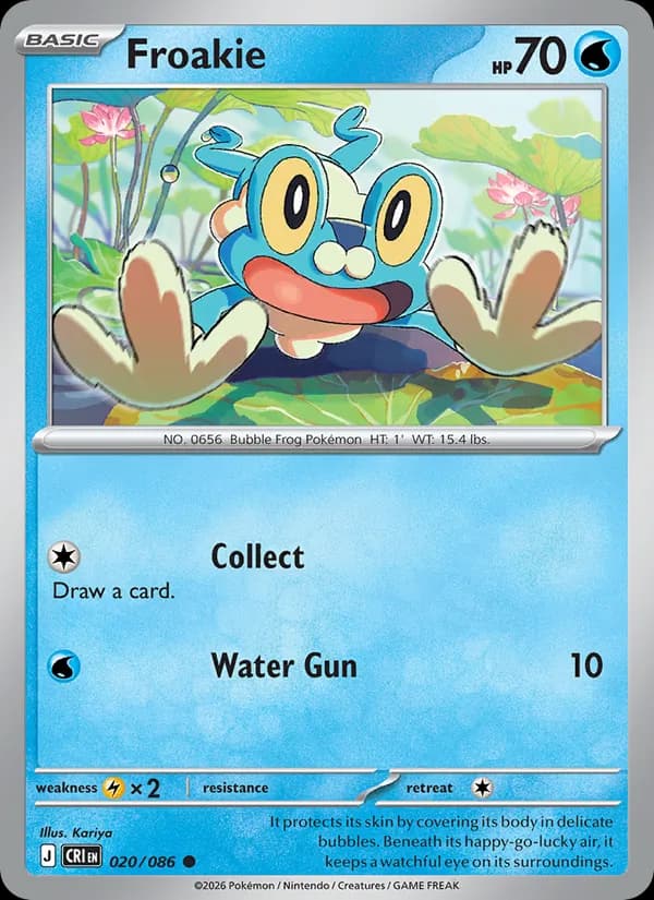 Froakie - 020/086