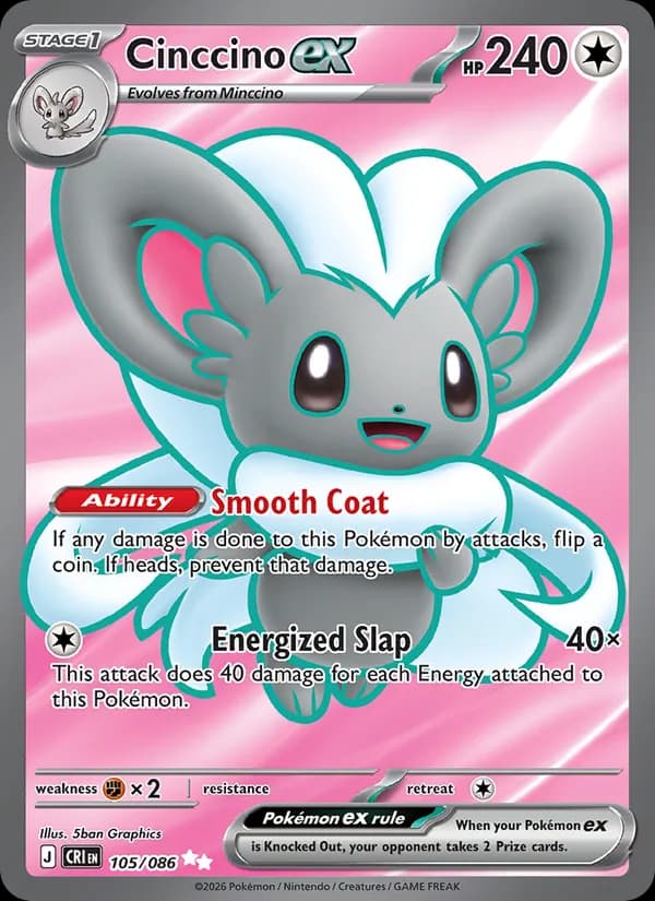 Cinccino ex - 105/086