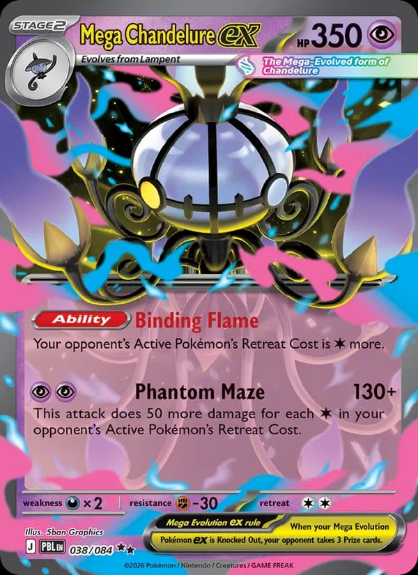 Mega Chandelure ex - 038/084