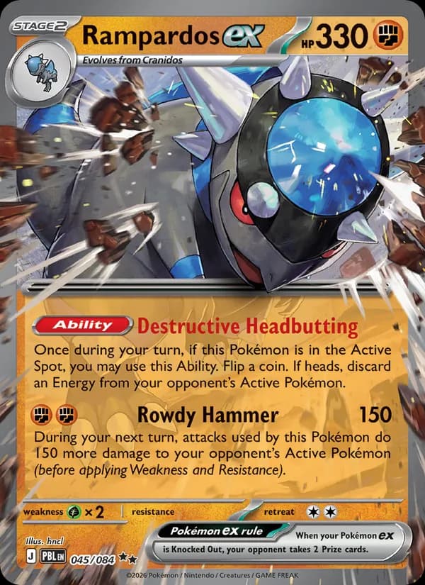 Rampardos ex - 045/084