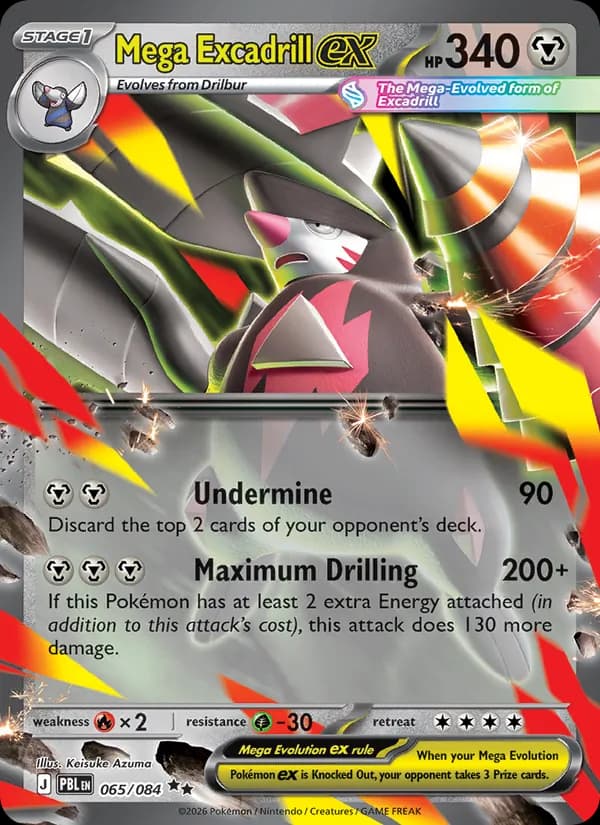 Mega Excadrill ex - 065/084