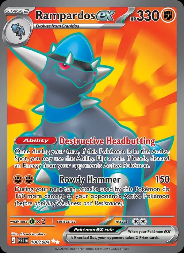 Rampardos ex - 100/084