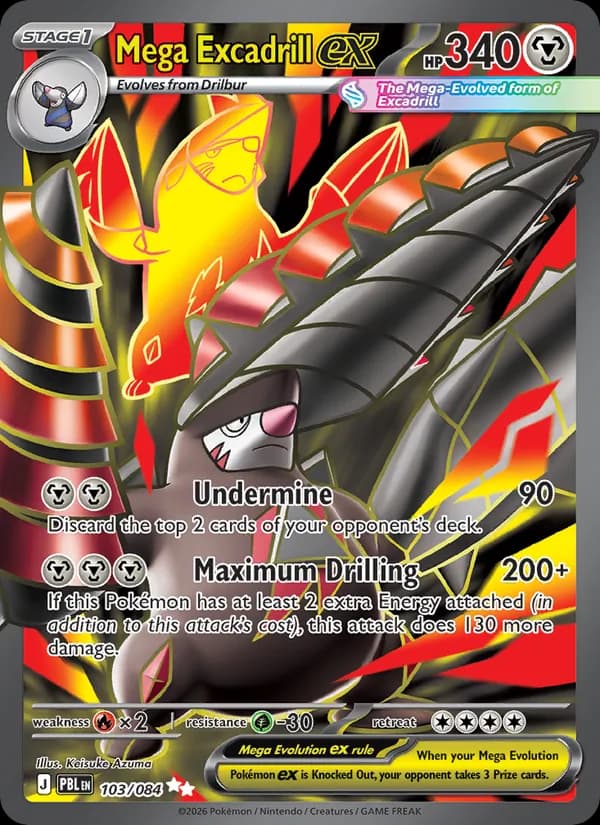 Mega Excadrill ex - 103/084