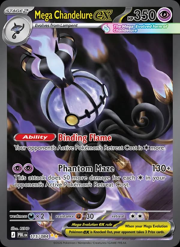 Mega Chandelure ex - 115/084