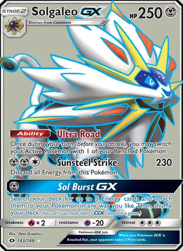 Solgaleo GX (Full Art)