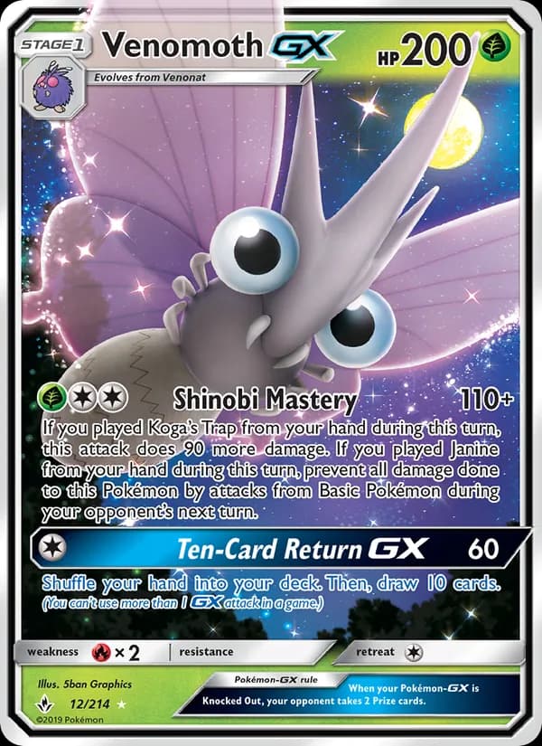 Venomoth GX