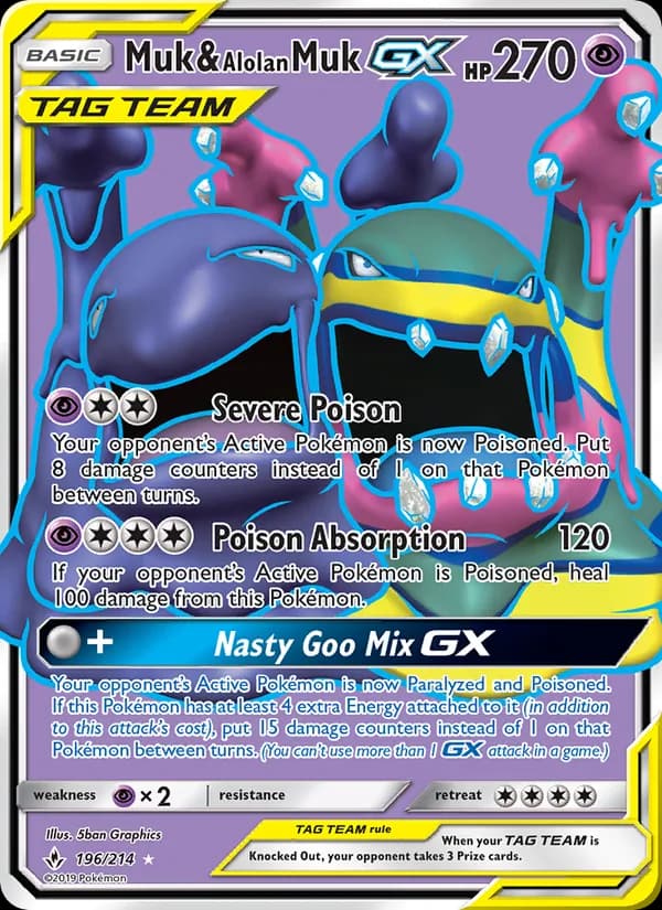 Muk & Alolan Muk GX (196) (Full Art)