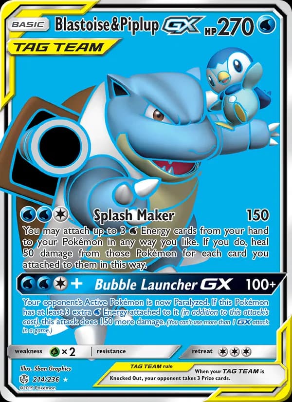 Blastoise & Piplup GX (Full Art)