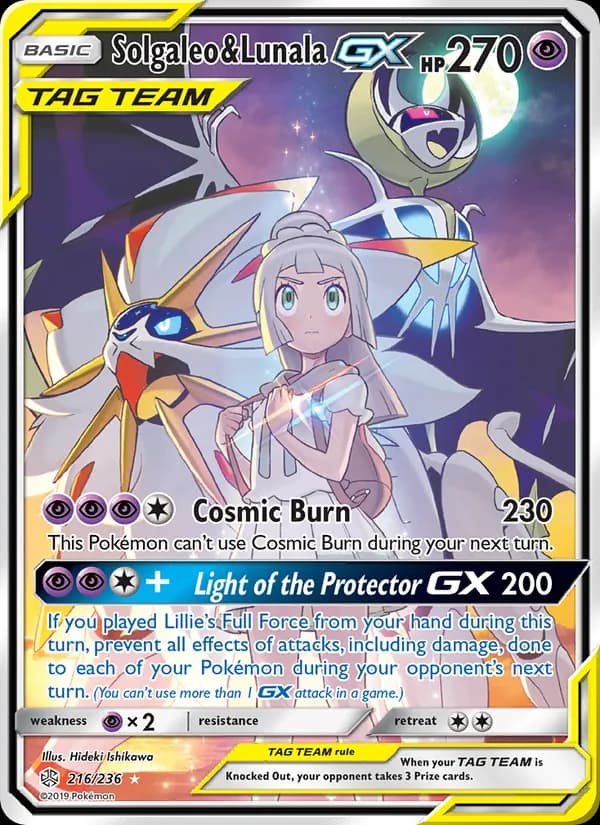 Solgaleo & Lunala GX (Full Art)