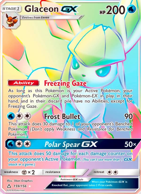 Glaceon GX (Secret Rare)