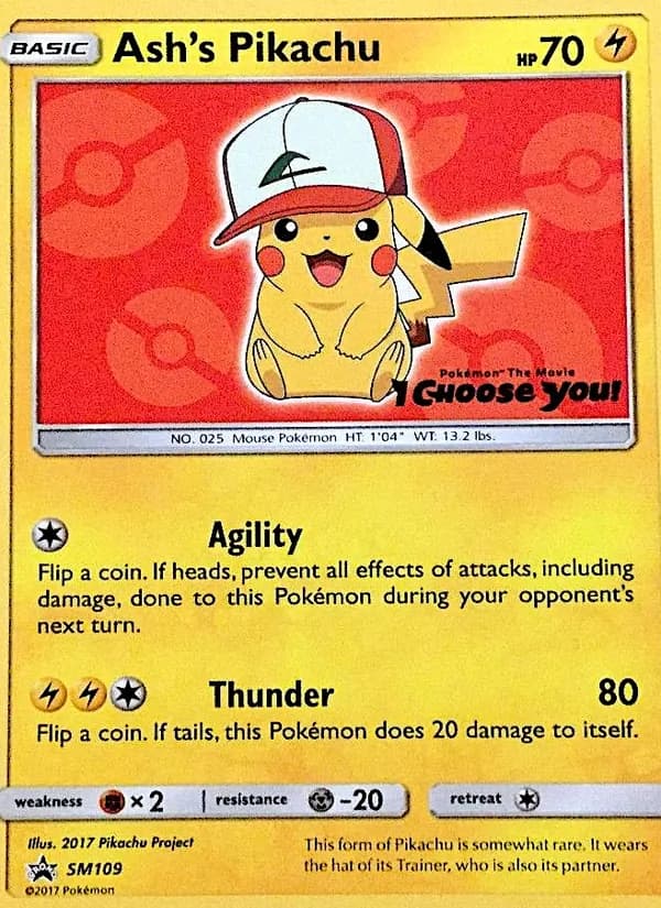 Ash's Pikachu - SM109