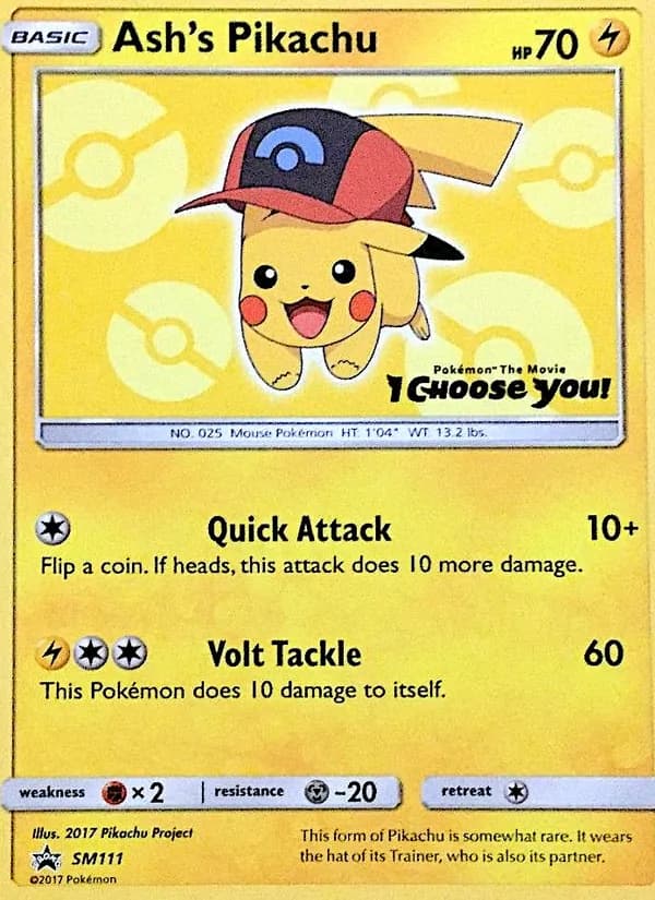 Ash's Pikachu - SM111
