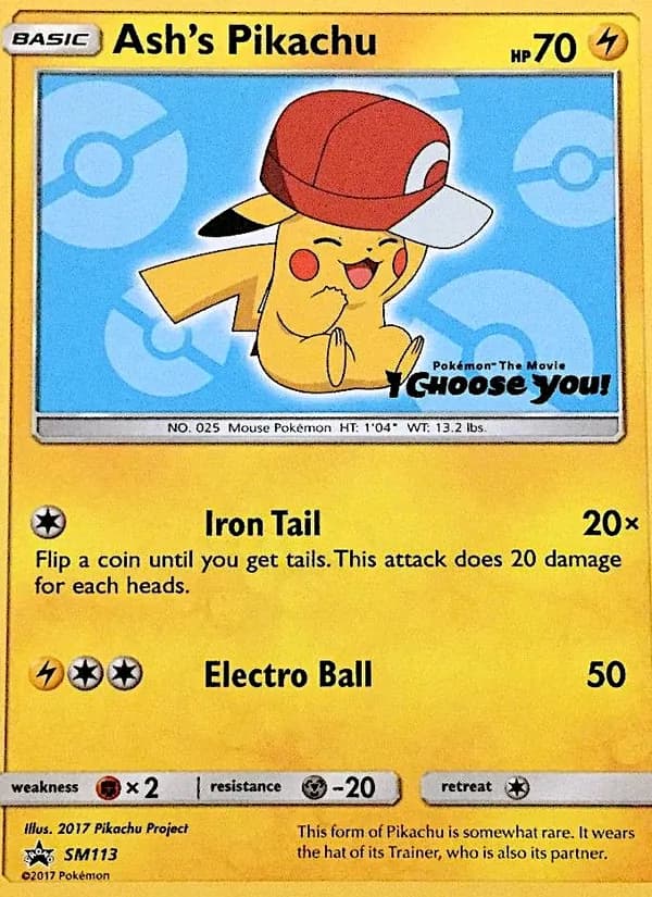 Ash's Pikachu - SM113