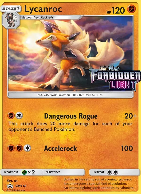 Lycanroc - SM118 (Prerelease) [Staff]