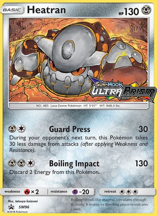 Heatran - SM96 (Prerelease) [Staff]