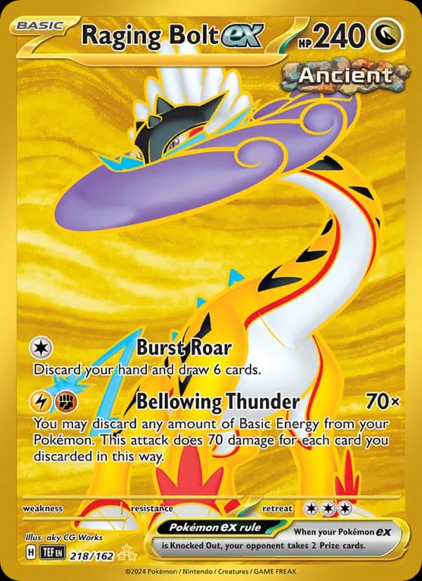 Raging Bolt ex - 218/162