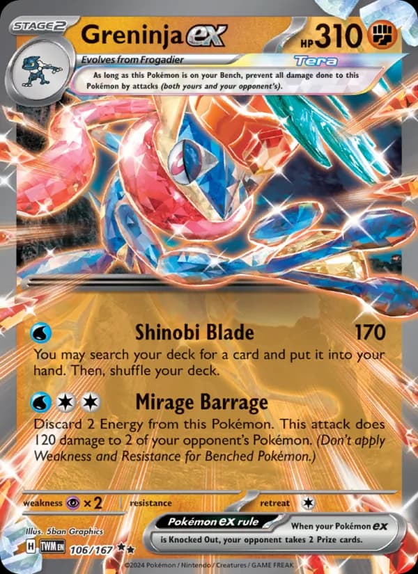 Greninja ex - 106/167