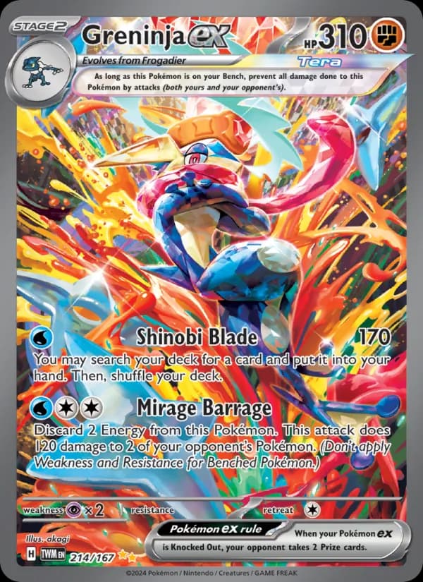 Greninja ex #214/167