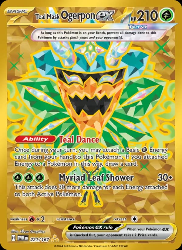 Teal Mask Ogerpon ex - 221/167
