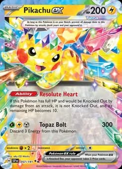 Pikachu ex - 057/191
