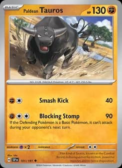 Paldean Tauros - 101/191