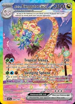 Alolan Exeggutor ex - 242/191