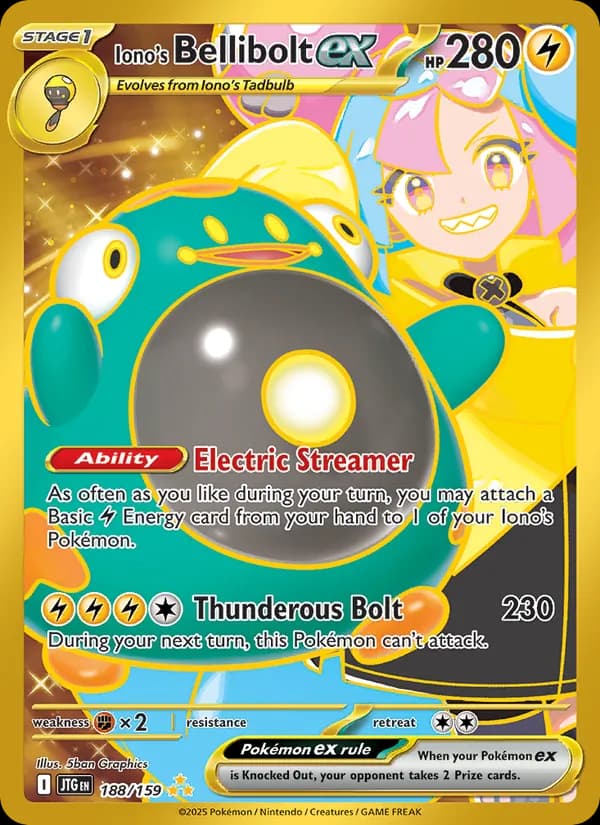 Iono's Bellibolt ex - 188/159