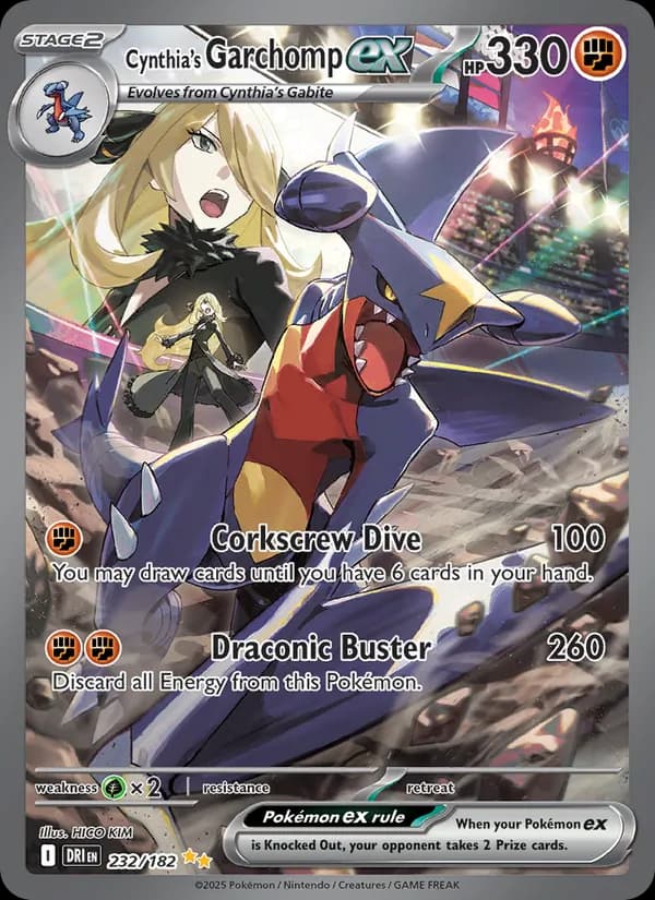 Cynthia's Garchomp ex #232/182