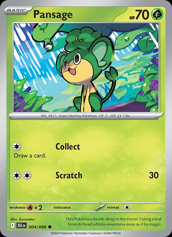 Pansage (Master Ball Pattern)