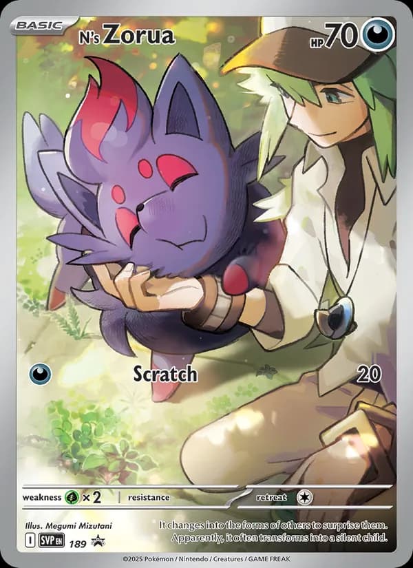 N's Zorua - 189 (Pokemon Center Exclusive)
