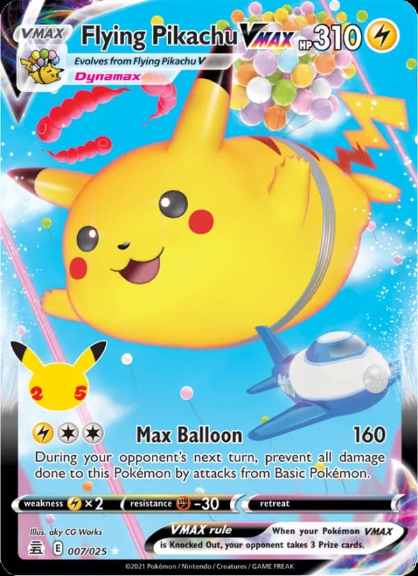 Flying Pikachu VMAX #007/025